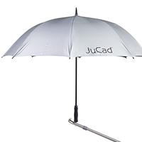 JuCad automatic umbrella_JSE-SI_on the trolley